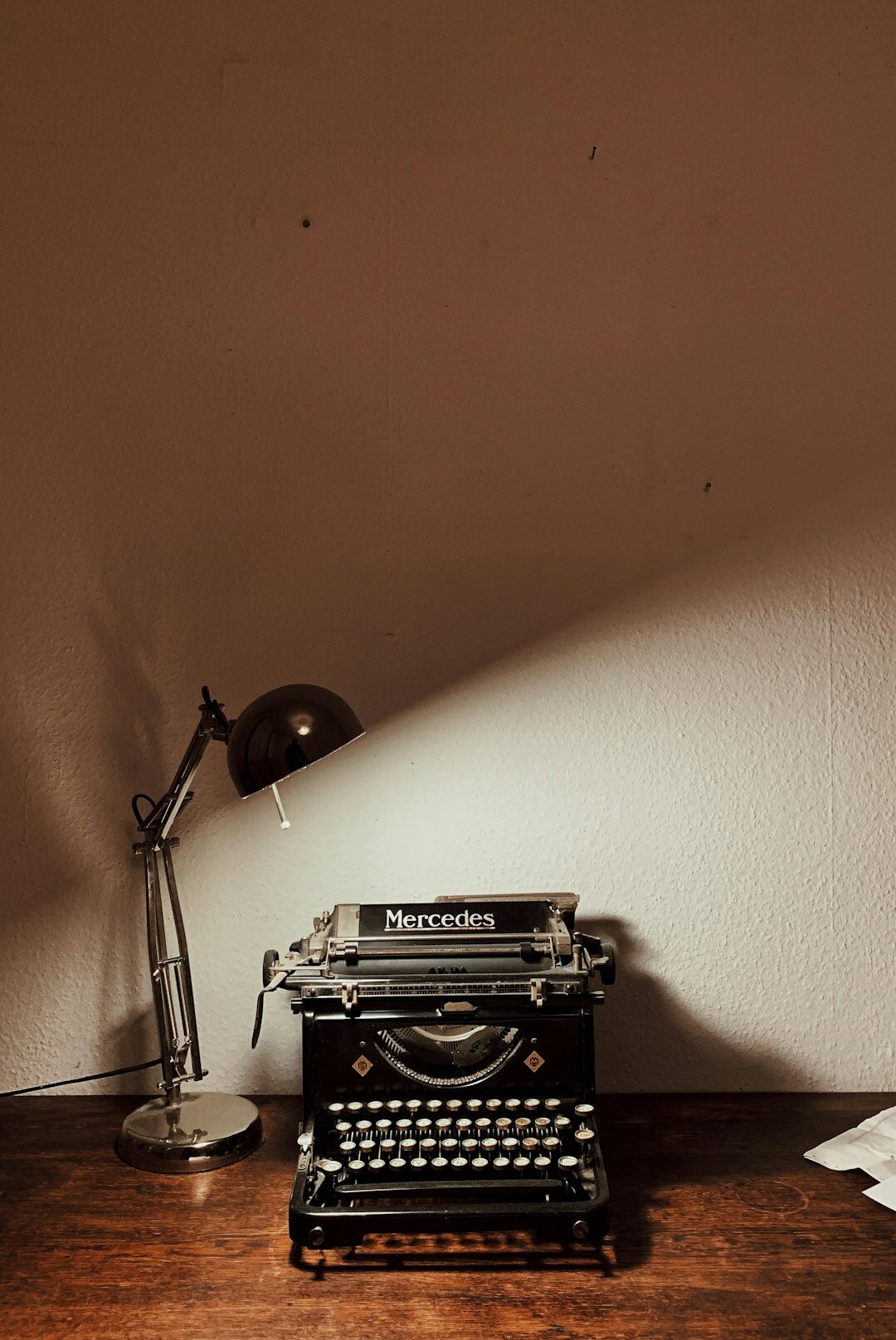 writer typing first novel